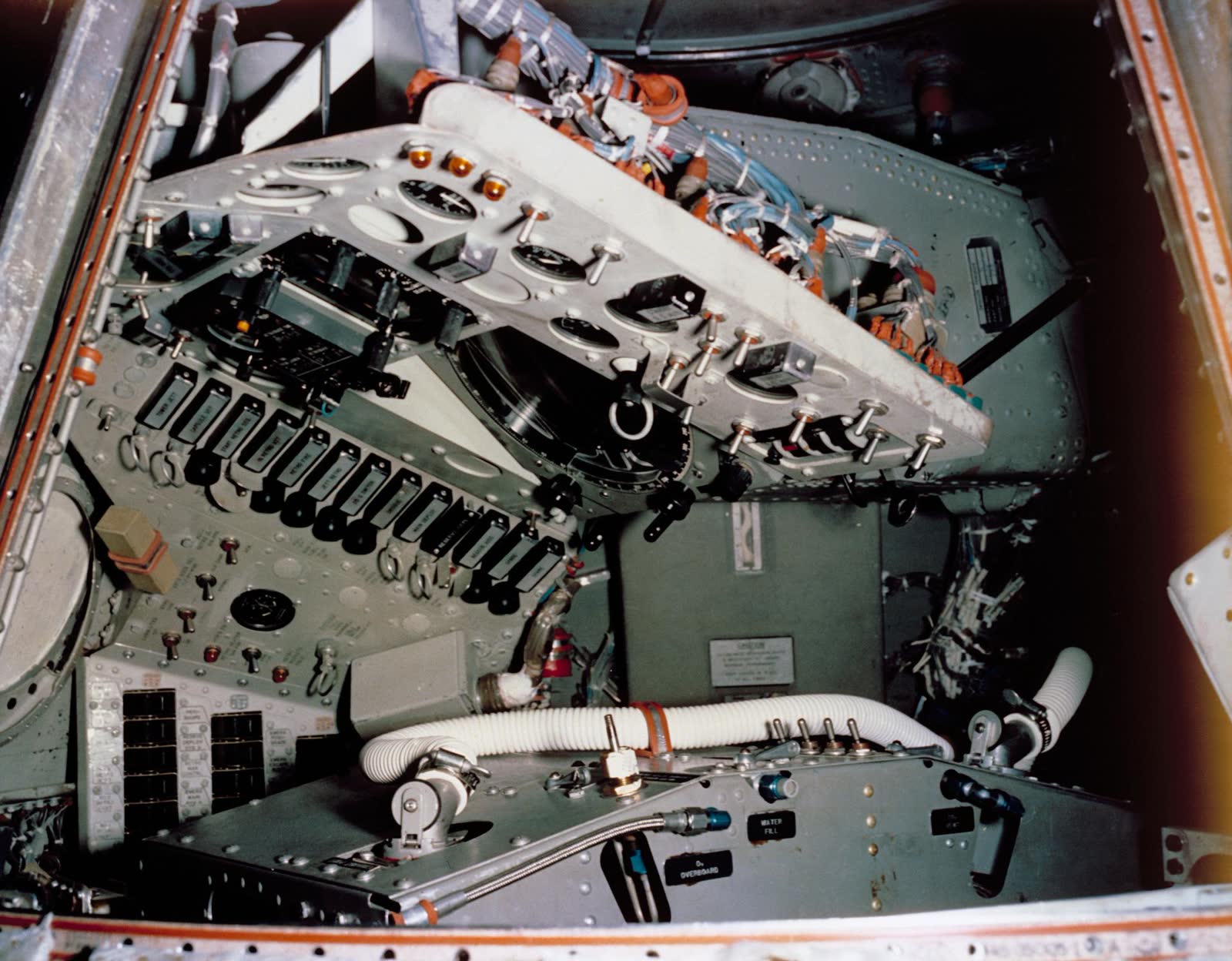 Mercury spacecraft instrument control panels