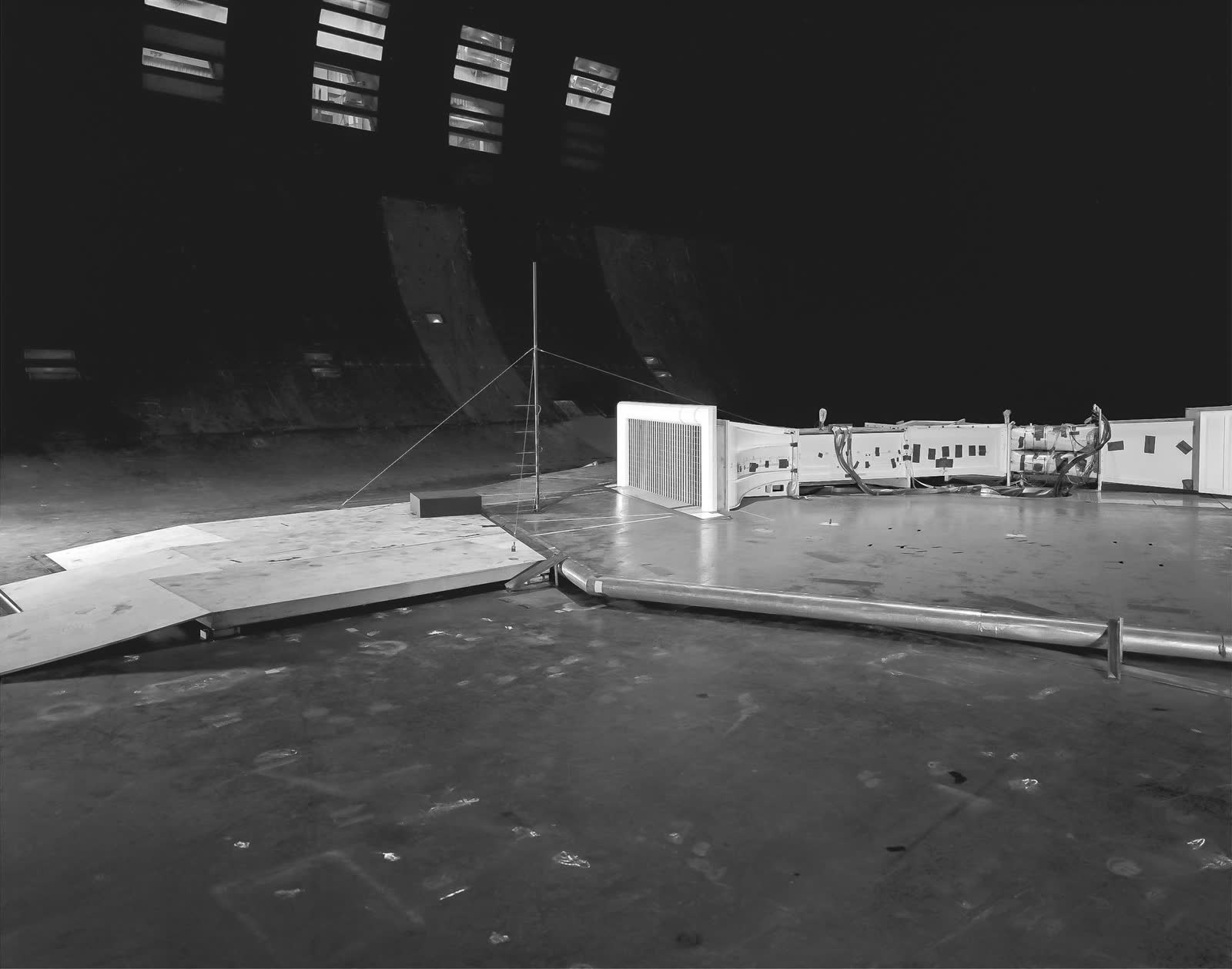 A large empty test chamber