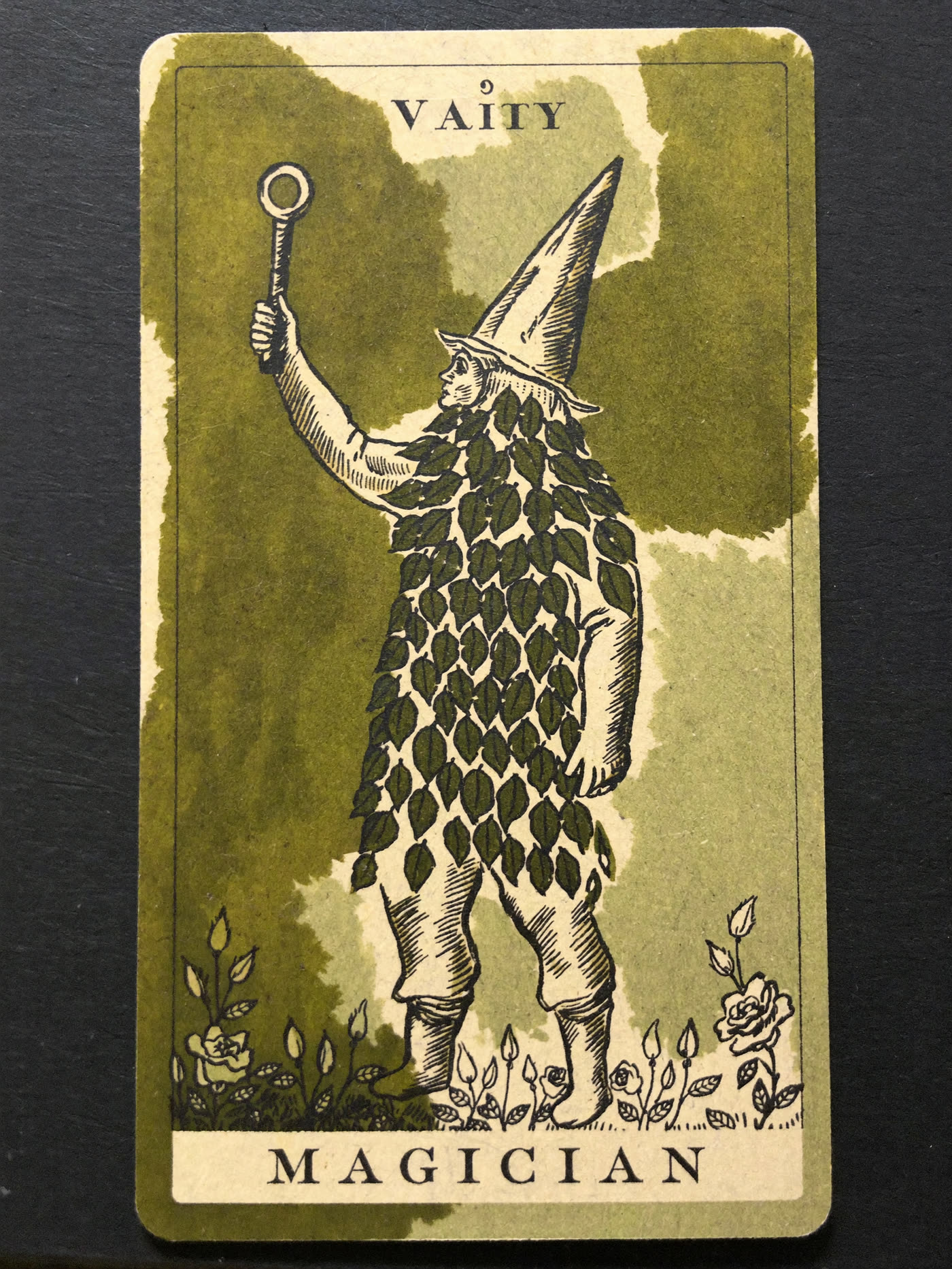 A militarised tarot card