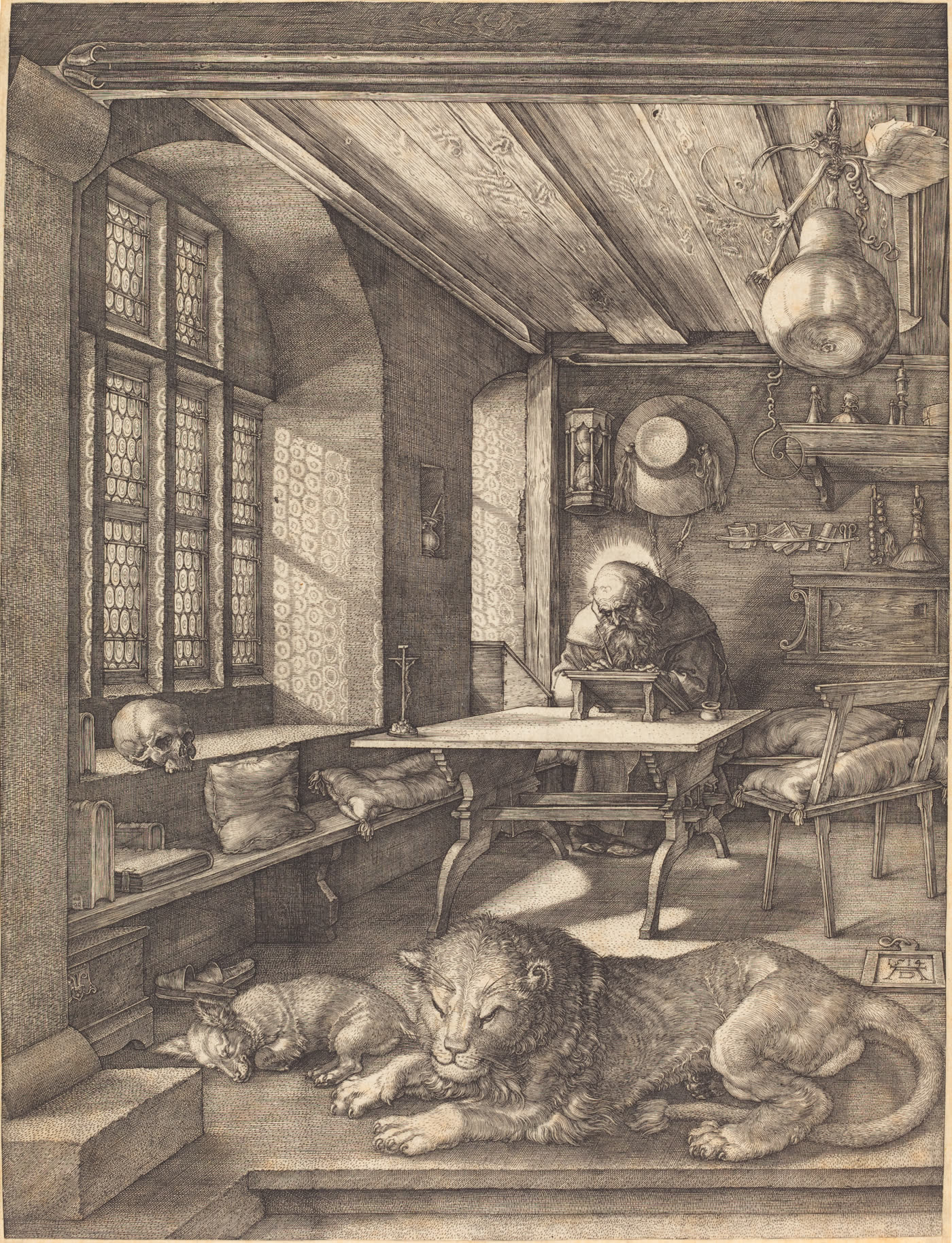 Saint Jerome in His Study, Albrecht D&uuml;rer